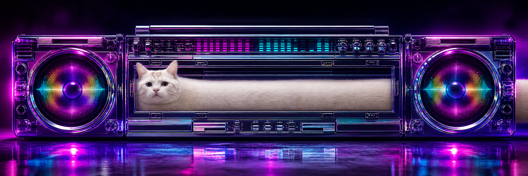 The LONGCAT boombox