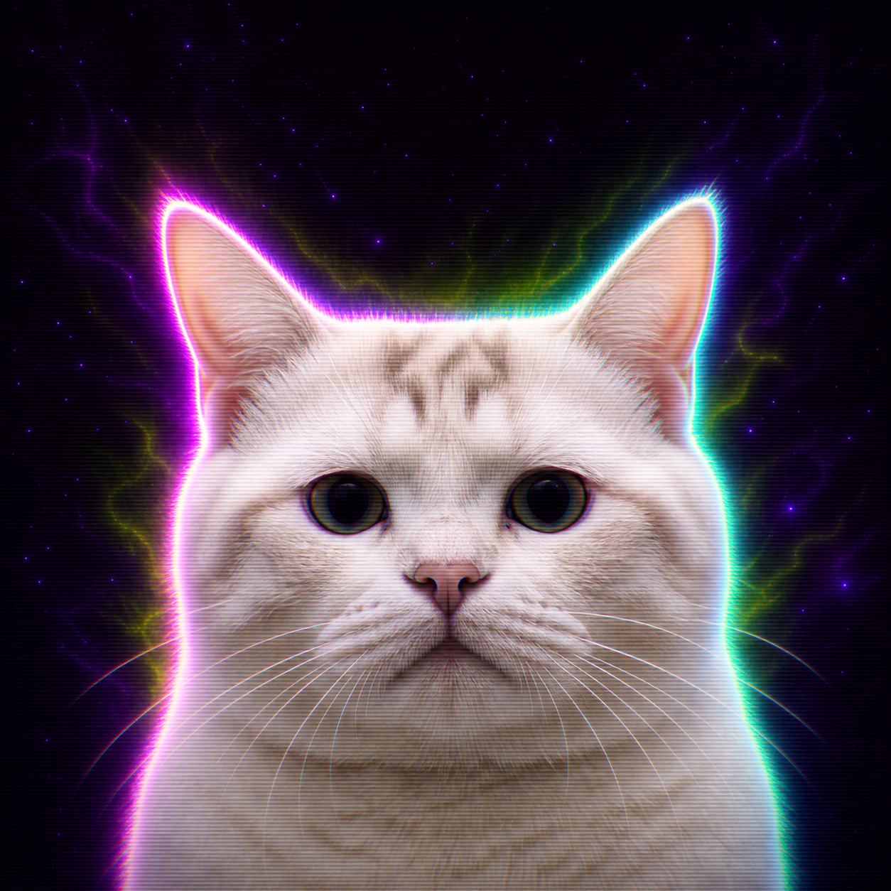 neon portrait
