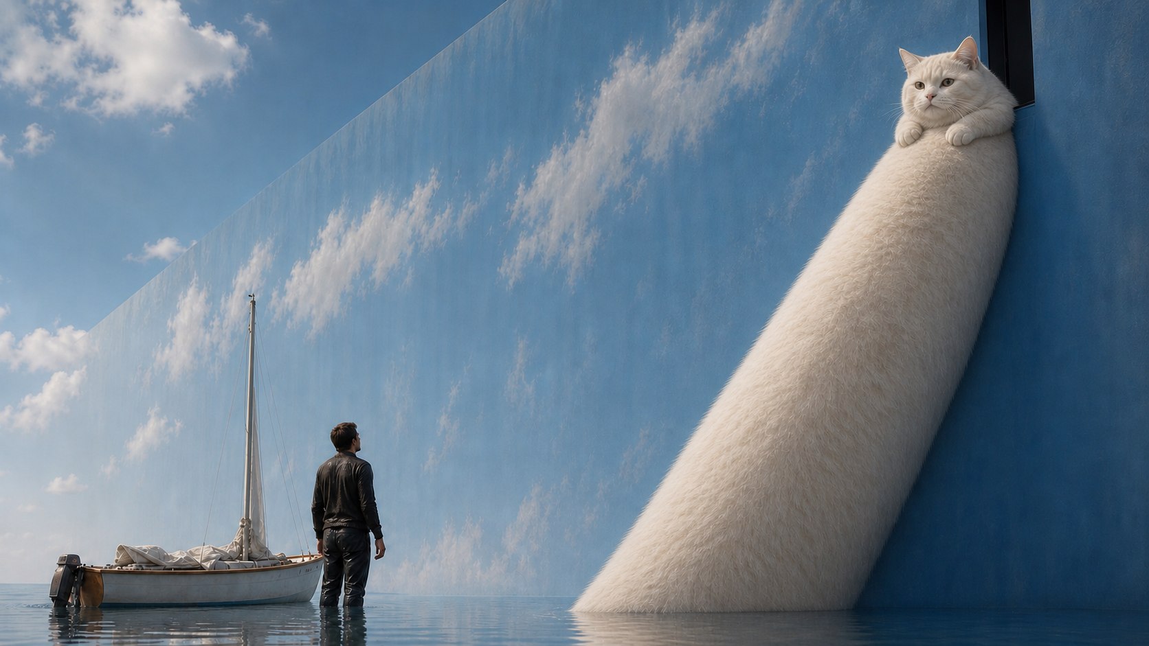 Truman Show sky wall