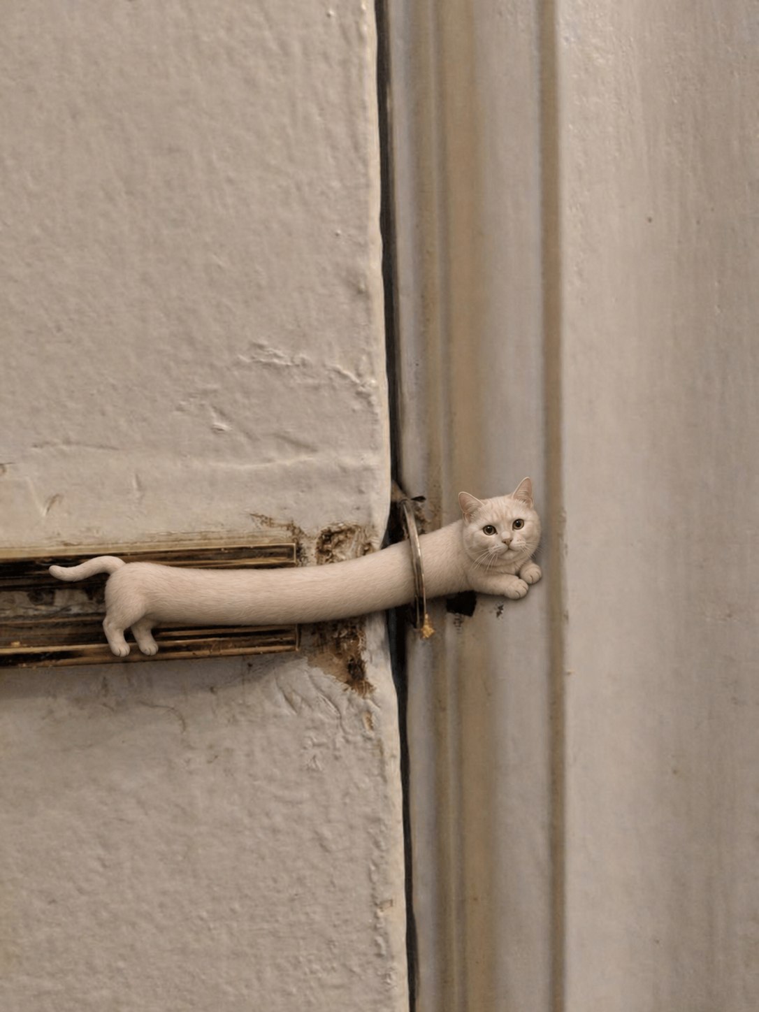 Cat as door bolt