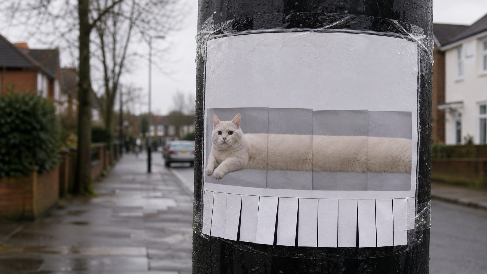 Missing Cat Flyer, Four Pages