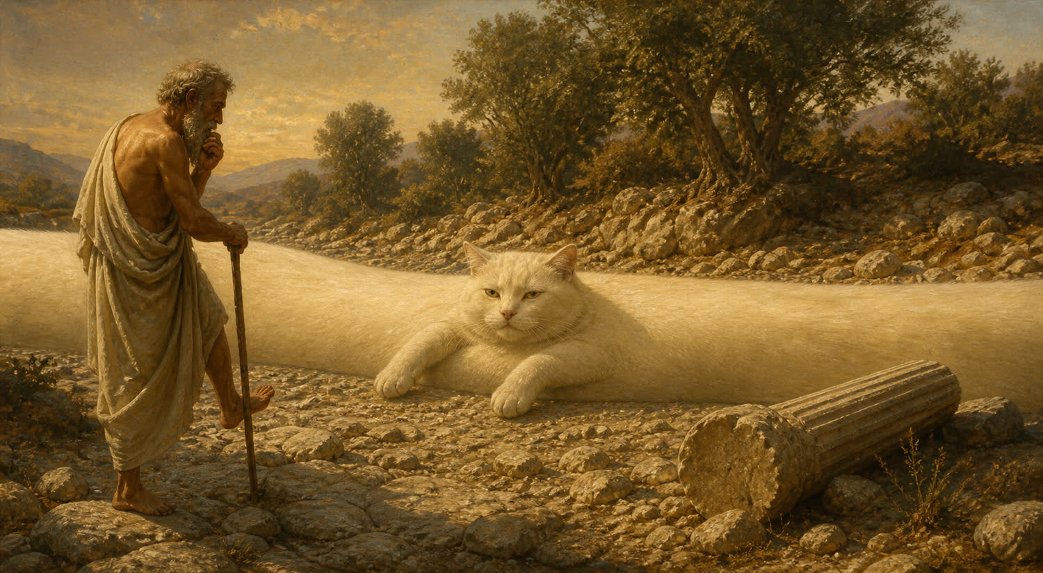 Philosopher Contemplates The Endless