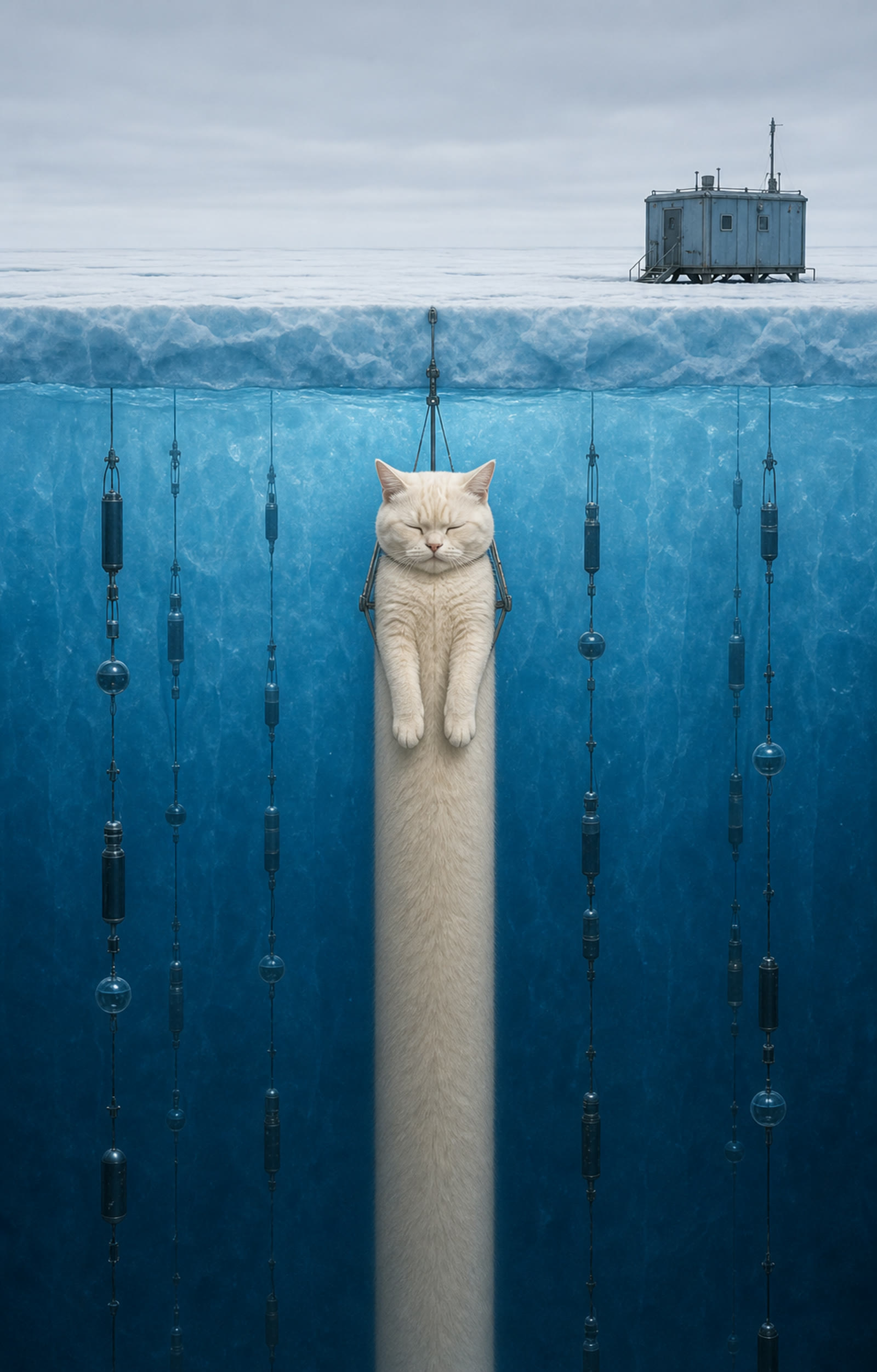 Oceanographic mooring cat deployment