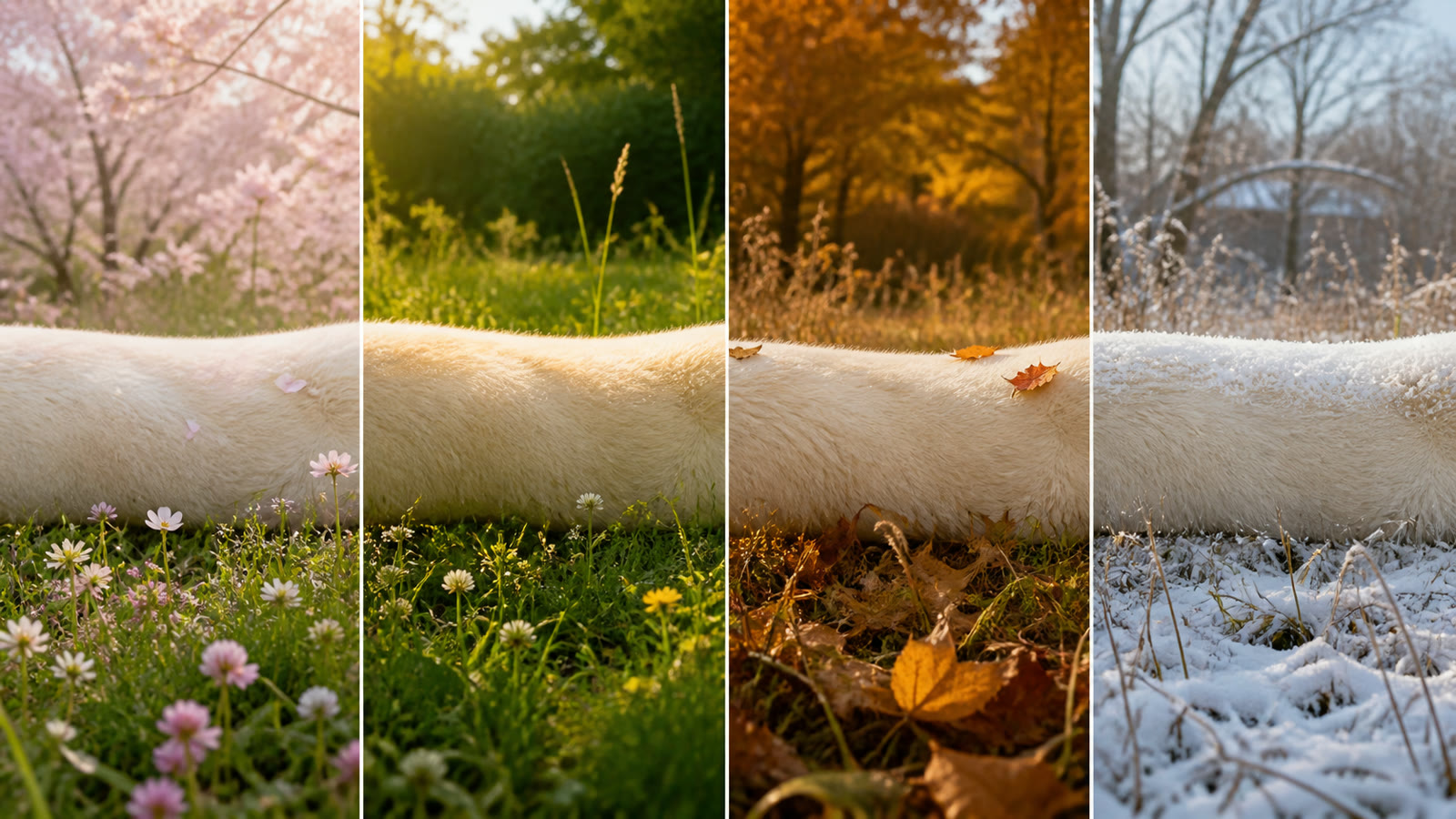 Four Seasons, One Cat